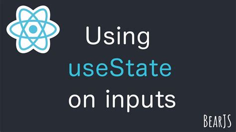 How To Use React Hook Usestate For Form Input Fields Youtube