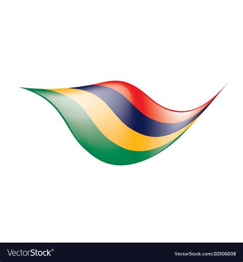 Mauritius flag Royalty Free Vector Image - VectorStock