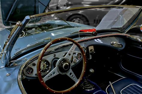 1956 Austin Healey Interior Photograph by Michael Gordon - Pixels