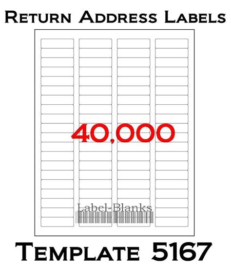 Avery Labels 5167 Excel Template – williamson-ga.us