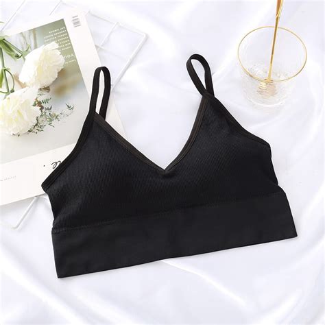 Ecmln Threaded Camisole One Piece Triangle Cup Bra Japan Sports Bra