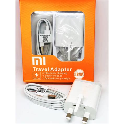 Mi 18w Charger Xiaomi Redmi 18w Fast Charging Travel Adapter With Cable