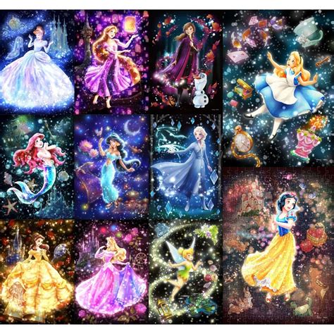 Tenyo Disney Assorted Gyutto Stained Art Jigsaw Puzzle 266 Mini