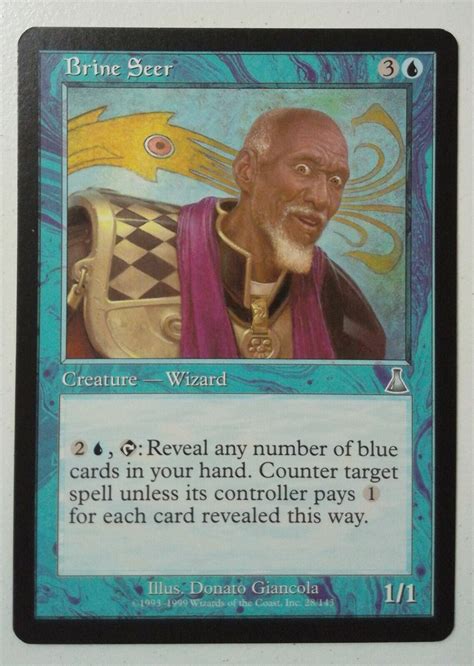 Brine Seer Uncommon Magic MtG X1 Urza S Destiny SP EBay