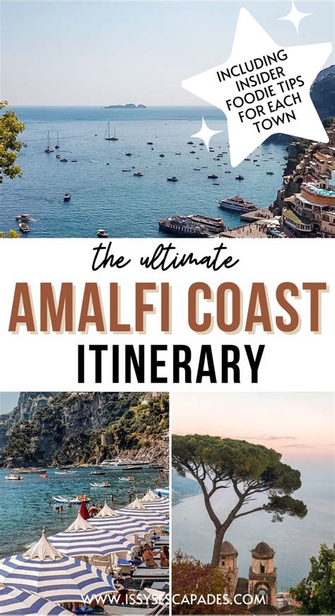 The ULTIMATE Amalfi Coast Itinerary Amalfi Coast Itinerary Amalfi