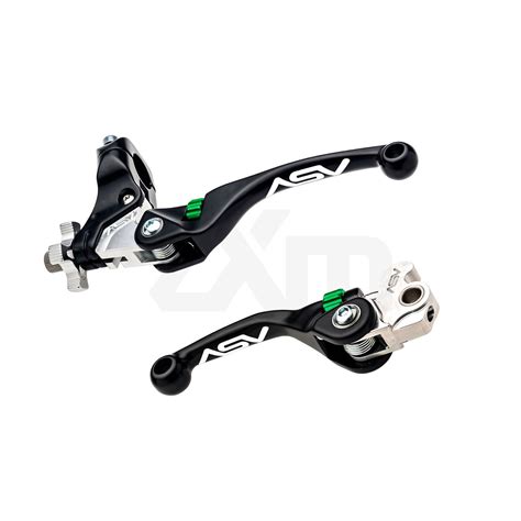 ASV Inventions F4 Series Offroad Brake Clutch Lever PAIR PACK Black