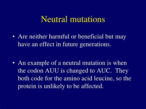 PPT - Mutations PowerPoint Presentation, free download - ID:2974869