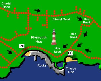 Plymouth Hoe Information - Devon Beach Guide