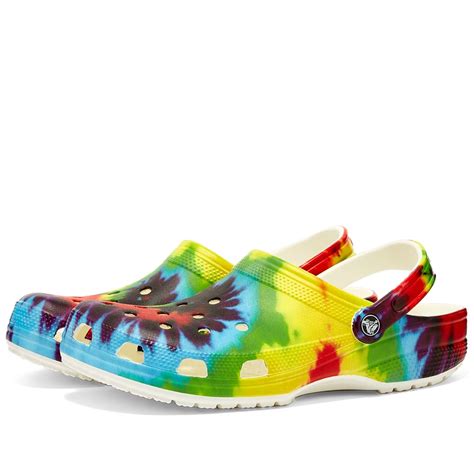 Crocs Classic Tie Dye Graphic Clog Multi End Us