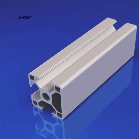 Mk T Slot Single Side Sealed Industry Aluminium Profile Silver