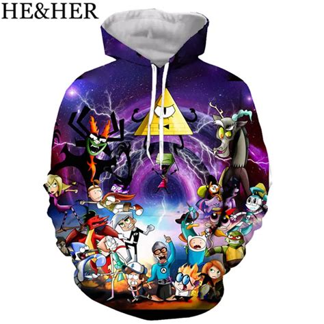 New Arrive Popular Popular Cartoon Gravity Falls Hoodies Men Women