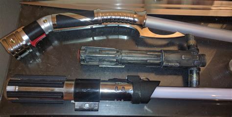 Three generations of the Dark Side. : lightsabers