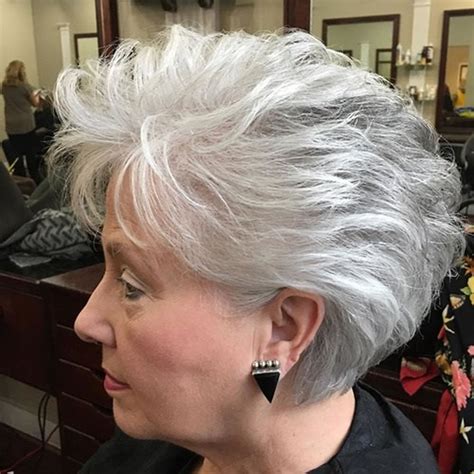 Short Gray Hairstyles For Older Women Over 50 Gray Hair Colors 2018 Hairstyles