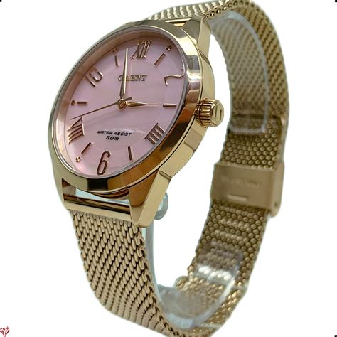 Rel Gio Orient Feminino Anal Gico Ros Frss R Rx Gold Silver