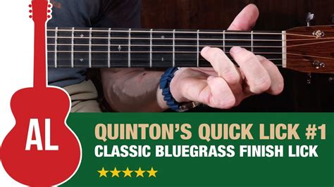 Classic Bluegrass Finish Lick For Acoustic Guitar Quinton S Quick