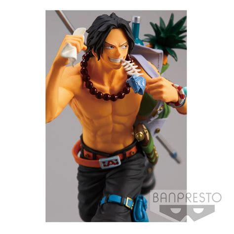 Banprestoone Piece Mania Produce Portgas D Ace Pvc Figure New One