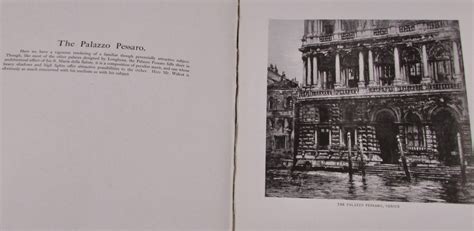 Architectural Water Colours And Etchings Of W Walcot With An