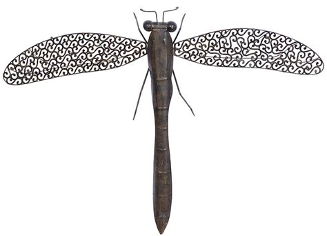 Extra Large Rustic Metal Dragonfly Wall Art Sculpture Indoor Or Outdoor