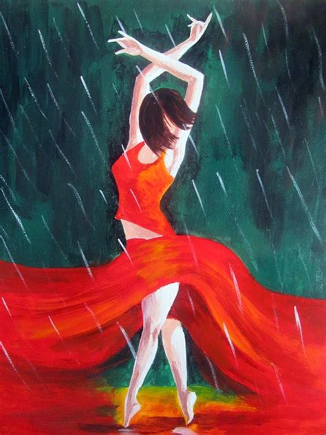 Rain Dance - Chaitanya Sohani - Paintings & Prints, People & Figures ...