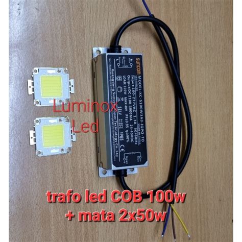 Jual Trafo Sorot Led Cob Watt W Driver Watt Mata Pcx W