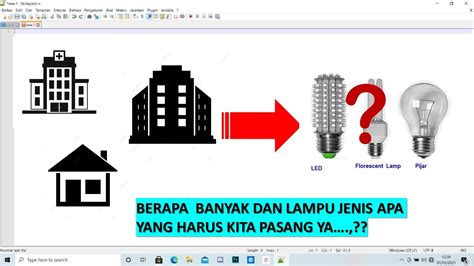 MENGHITUNG KEBUTUHAN LAMPU RUANGAN YouTube