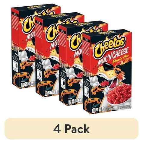 Pack Cheetos Mac N Cheese Flamin Hot Flavor Oz Box Walmart
