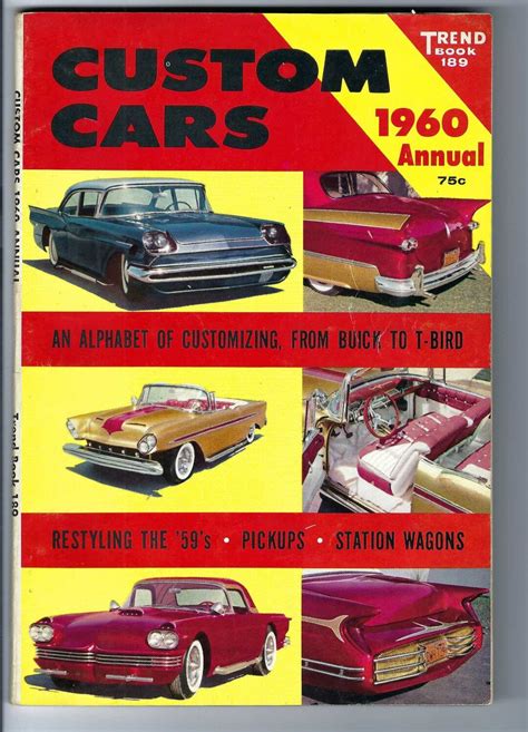 1960, Custom Cars 1960 Annual. Trend 189. 128 Pages. Very Rare - Etsy