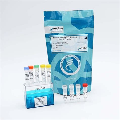 Perkin Elmer LLC Mouse STING WT Binding Kit 500 Tests Quantity Each