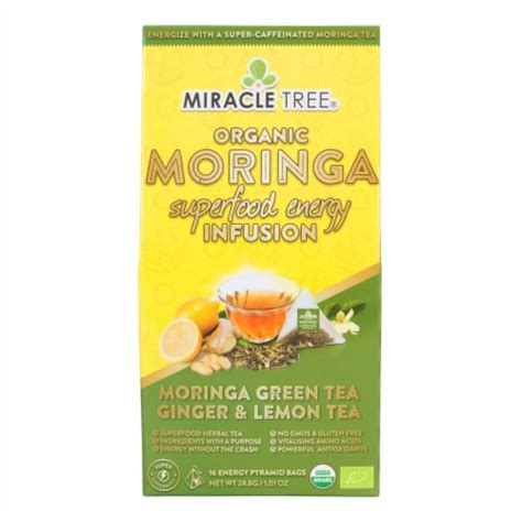 Miracle Tree Organic Moringa Superfood Energy Infusion Morigna Green