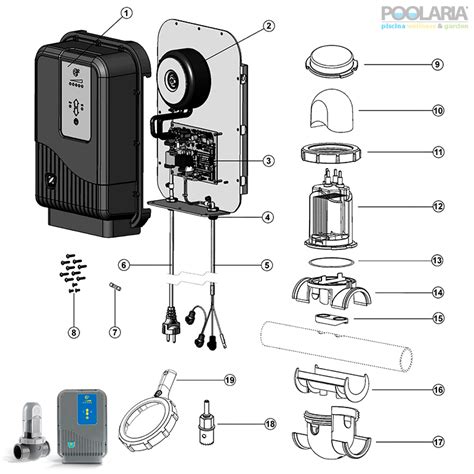 Recambios Clorador Salino Zodiac Poolaria