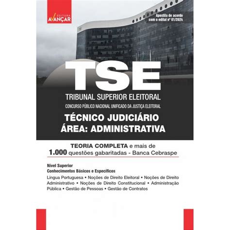 Concurso Unificado TSE Foco Em Direito Eleitoral RIDEEL EDITORA