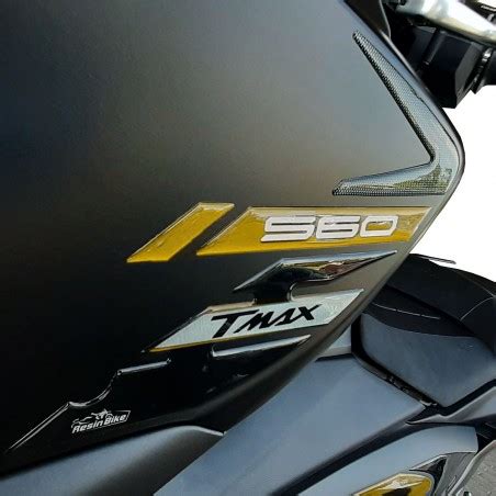 Adesivi D Protezioni Laterali Compatibili Con Yamaha Tmax Oro