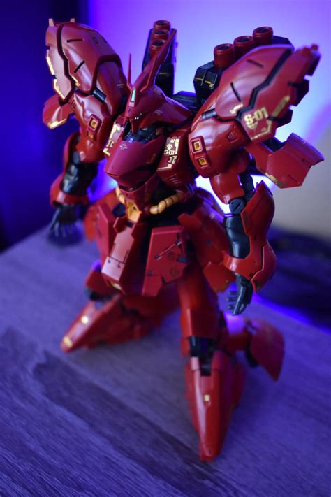 Finally Finished This Sazabi Kit I Really Enjoyed Myself With This One