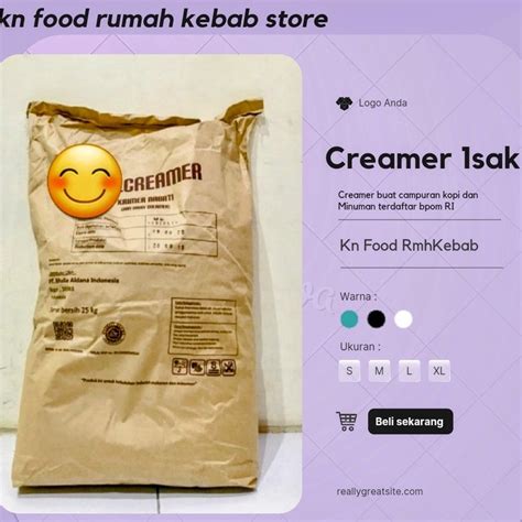 Jual Creamer Regular Kemasan Sak Isi Kg Bubuk Krimer Kr Bubuk