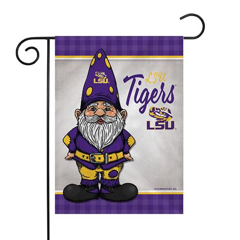 Rico Industries Ncaa Lsu Tigers Gnome Spring 13 X 18 Double Sided