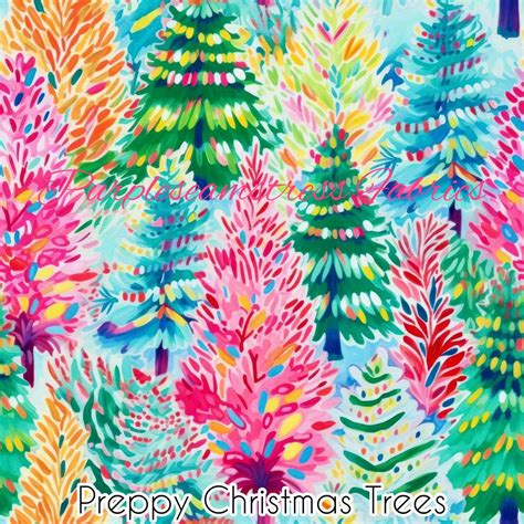 Preppy Christmas Tree – Purpleseamstress Fabric