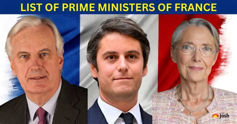 List of Prime Ministers of France (1962-2024)