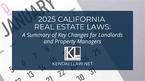 2025 California Real Estate Laws: A Summary of Key Changes for ...