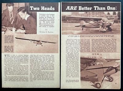 Akron Aircraft Funk Aircraft Company 1940 Funk Brothers History Article