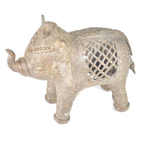 Brass Tribal Vintage Elephant Incense Stick Holder