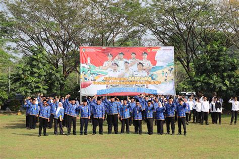 Tebar Semangat Persatuan Kanwil BPN Banten Peringati Harkitnas 2023