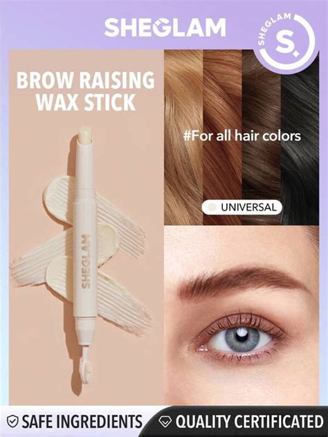 SHEGLAM Brow Raising Wax Stick Universal Dual Ended Eyebrow Tint With