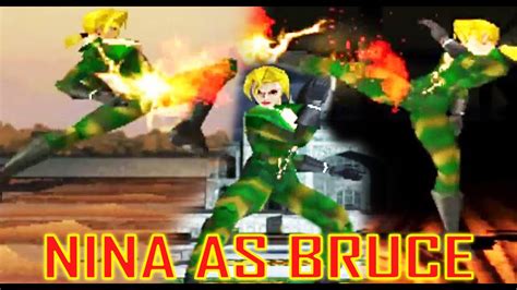 Tas Nina With Bruces Moves Gameplay Tekken 2 Arcade Version