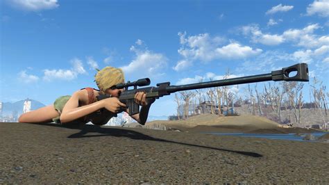 Captainoob S Improved Anti Materiel Rifle At Fallout 4 Nexus Mods And