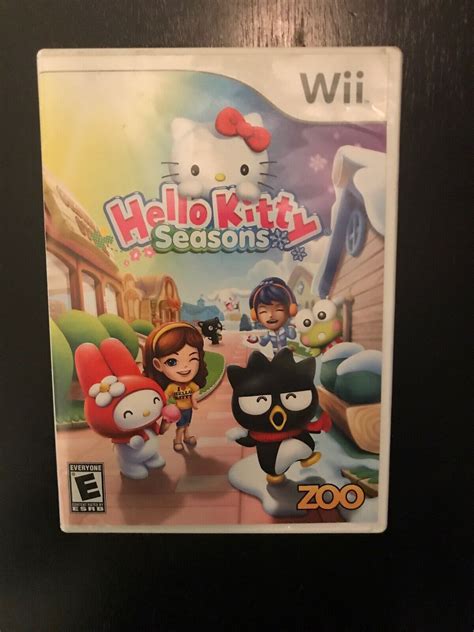 Hello Kitty Seasons Nintendo Wii 802068103200 Ebay