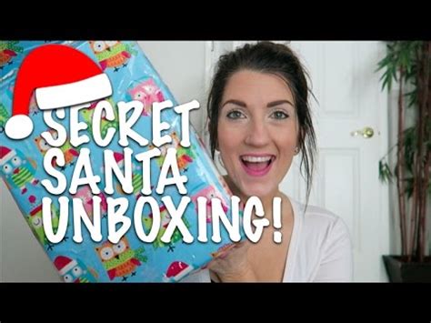 Secret Santa Unboxing Vlogmas Day Youtube