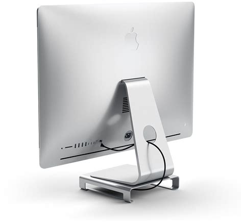 Satechi USB C Aluminium Monitor Stand Hub IMac