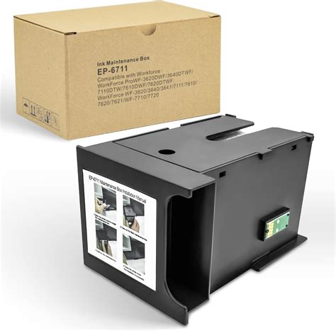 Amazon Uniprint T Maintenance Box With Chip Compatible For Wf