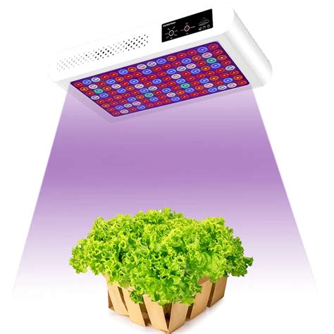 1200W LED Grow Light Full Spectrum Dimmable Control Panel Timer