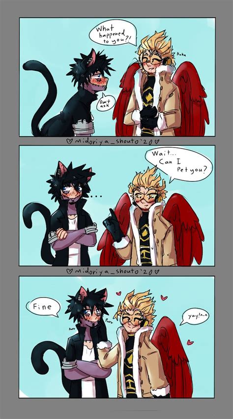 MHA Dabi X Hawks Comics